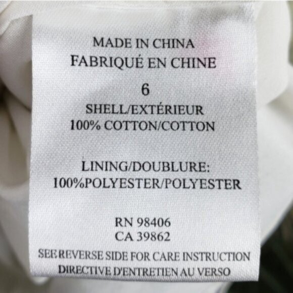 Theory $315 Sially Striped Cotton Summer Dress size 6 Spaghetti Straps Coastal - Picture 6 of 12